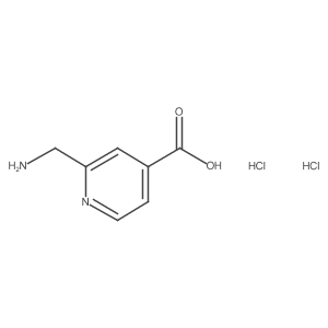 2-(Aminomethyl)pyridine-4-carboxylic acid dihydrochloride Structure