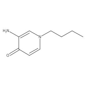 3-Amino-1-butyl-1,4-dihydropyridin-4-one结构式