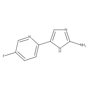 5-(5-fluoropyridin-2-yl)-1H-imidazol-2-amine Structure