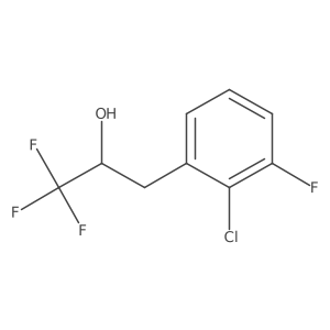 3-(2-Chloro-3-fluorophenyl)-1,1,1-trifluoropropan-2-ol Structure