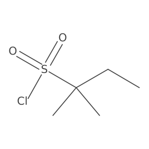 2-Methylbutane-2-sulfonyl chloride结构式