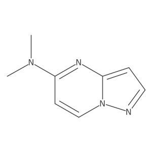 N,N-dimethylpyrazolo[1,5-a]pyrimidin-5-amine Structure