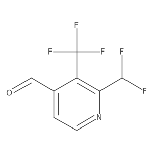 2-(Difluoromethyl)-3-(trifluoromethyl)pyridine-4-carboxaldehyde Structure