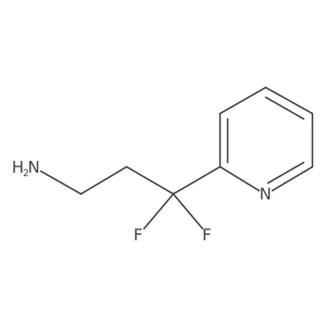 3,3-Difluoro-3-(pyridin-2-yl)propan-1-amine Structure