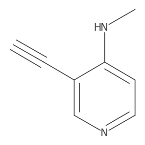 3-ethynyl-N-methylpyridin-4-amine Structure