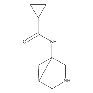 N-3-azabicyclo[3.1.0]hex-1-ylcyclopropanecarboxamide Structure