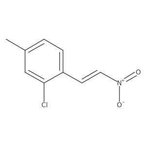 2-Chloro-4-methyl-1-(2-nitroethenyl)benzene Structure