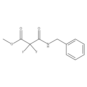 Methyl 2-(benzylcarbamoyl)-2,2-difluoroacetate Structure