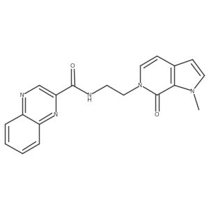 N-(2-(1-methyl-7-oxo-1H-pyrrolo[2,3-c]pyridin-6(7H)-yl)ethyl)quinoxaline-2-carboxamide Structure