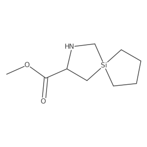Methyl 2-aza-5-silaspiro[4.4]nonane-3-carboxylate Structure