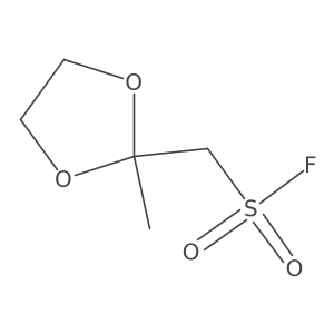 (2-Methyl-1,3-dioxolan-2-yl)methanesulfonyl fluoride Structure