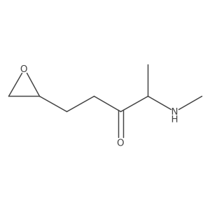 4-(Methylamino)-1-(oxiran-2-yl)pentan-3-one Structure