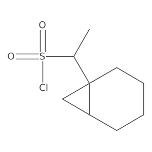 1-{Bicyclo[4.1.0]heptan-1-yl}ethane-1-sulfonyl chloride Structure