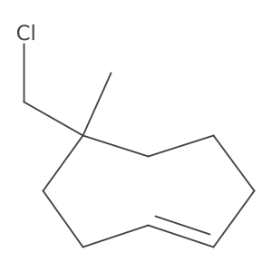 5-(Chloromethyl)-5-methylcyclooct-1-ene Structure