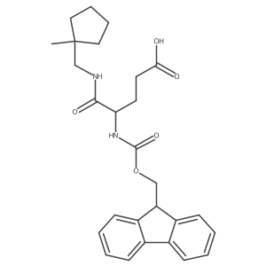 4-({[(9H-fluoren-9-yl)methoxy]carbonyl}amino)-4-{[(1-methylcyclopentyl)methyl]carbamoyl}butanoic acid Structure