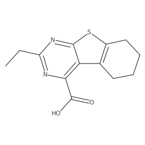 5-Ethyl-8-thia-4,6-diazatricyclo[7.4.0.0,2,7]trideca-1(9),2,4,6-tetraene-3-carboxylic acid结构式