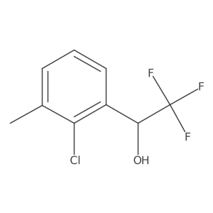 (1S)-1-(2-chloro-3-methylphenyl)-2,2,2-trifluoroethan-1-ol Structure