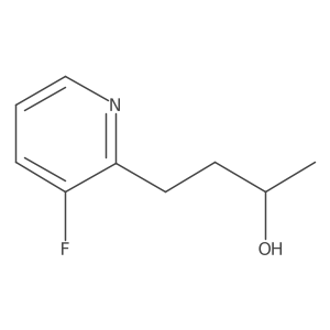 (2S)-4-(3-fluoropyridin-2-yl)butan-2-ol结构式