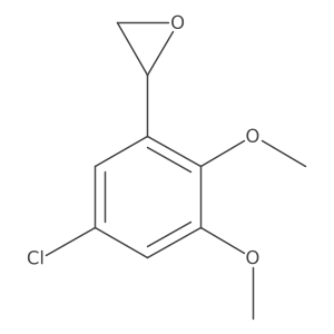 (2R)-2-(5-chloro-2,3-dimethoxyphenyl)oxirane结构式