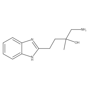 1-amino-4-(1H-1,3-benzodiazol-2-yl)-2-methylbutan-2-ol Structure