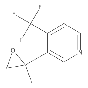 3-(2-Methyloxiran-2-yl)-4-(trifluoromethyl)pyridine Structure