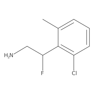 2-(2-Chloro-6-methylphenyl)-2-fluoroethan-1-amine Structure