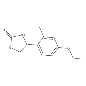 4-(4-Ethoxy-2-methylphenyl)-1,3-oxazolidin-2-one结构式