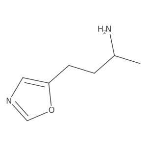 4-(1,3-Oxazol-5-yl)butan-2-amine结构式