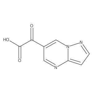 2-Oxo-2-{pyrazolo[1,5-a]pyrimidin-6-yl}acetic acid结构式