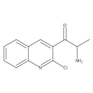 2-Amino-1-(2-chloroquinolin-3-yl)propan-1-one Structure