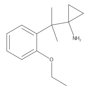 1-[2-(2-Ethoxyphenyl)propan-2-yl]cyclopropan-1-amine结构式