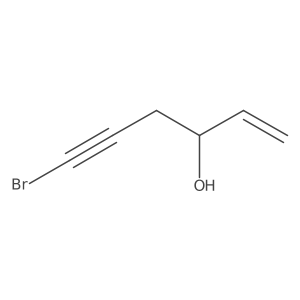 6-Bromohex-1-en-5-yn-3-ol结构式