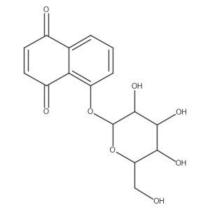 Juglone glucoside Structure