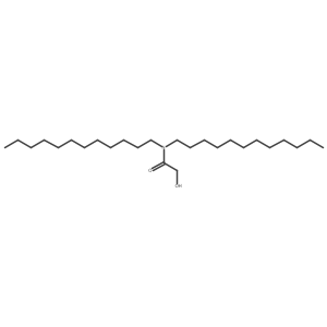 N,N-didodecyl-2-hydroxyacetamide Structure