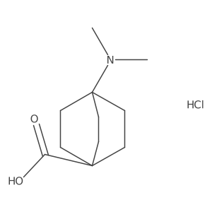 4-(Dimethylamino)bicyclo[2.2.2]octane-1-carboxylic acid hydrochloride Structure