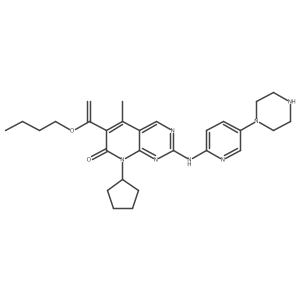 Desacetyl Butoxyvinyl Palbociclib结构式