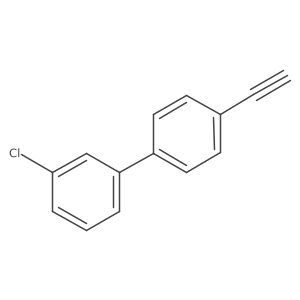3-Chloro-4'-ethynylbiphenyl Structure