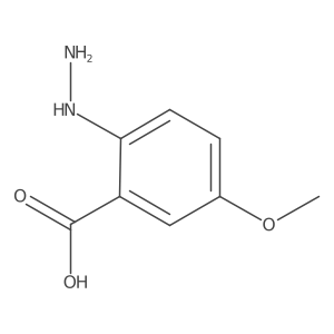 2-Carboxy-4-methoxyphenylhydrazine Structure