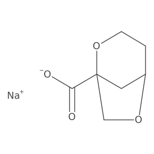 Sodium;2,6-dioxabicyclo[3.2.1]octane-1-carboxylate Structure