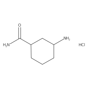 (1S,3R)-3-Aminocyclohexane-1-carboxamide;hydrochloride Structure