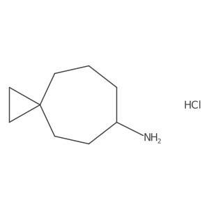 Spiro[2.6]nonan-7-amine;hydrochloride结构式