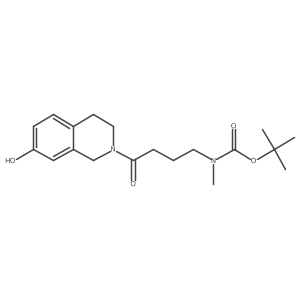 tert-butyl N-[4-(7-hydroxy-1,2,3,4-tetrahydroisoquinolin-2-yl)-4-oxobutyl]-N-methylcarbamate Structure