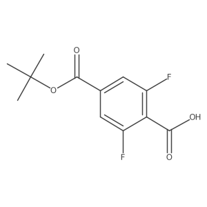 4-(tert-Butoxycarbonyl)-2,6-difluorobenzoic acid结构式