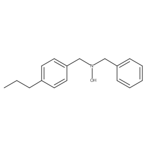 N-Hydroxy-N-(phenylmethyl)-4-propylbenzenemethanamine Structure