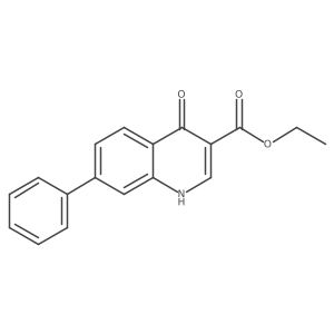 Ethyl 4-hydroxy-7-phenyl-3-quinolinecarboxylate Structure