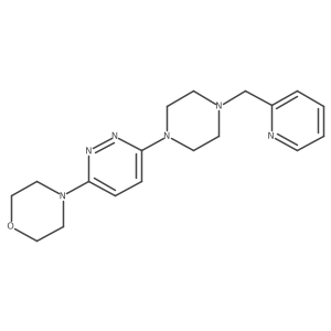 4-(6-{4-[(Pyridin-2-yl)methyl]piperazin-1-yl}pyridazin-3-yl)morpholine Structure