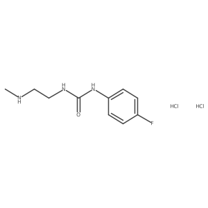 1-(4-Fluorophenyl)-3-[2-(methylamino)ethyl]urea dihydrochloride结构式