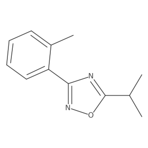 5-Isopropyl-3-o-tolyl-[1,2,4]oxadiazole结构式
