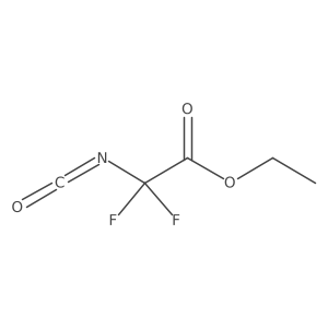 Ethyl 2,2-difluoro-2-isocyanatoacetate结构式