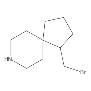 1-(Bromomethyl)-8-azaspiro[4.5]decane Structure